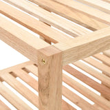 NNEDPE Bathroom Shelf Solid Walnut Wood 100x40x65 Cm