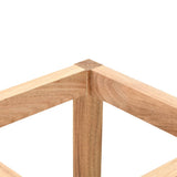 NNEDPE Umbrella Stand Solid Walnut Wood 18x18x50 Cm