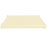 NNEVL Folding Awning Manual Operated 400 cm Cream