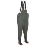 NNEVL Wading Pants with Boots Green Size 39