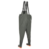 NNEVL Wading Pants with Boots Green Size 39