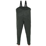 NNEVL Wading Pants with Boots Green Size 43