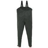 NNEVL Wading Pants with Boots Green Size 44