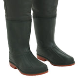 NNEVL Wading Pants with Boots Green Size 44