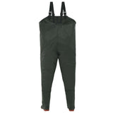 NNEVL Wading Pants with Boots Green Size 46