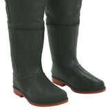 NNEVL Wading Pants with Boots Green Size 46