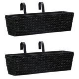 NNEVL Planters 2 pcs Water Hyacinth Black
