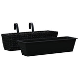NNEVL Planters 2 pcs Water Hyacinth Black