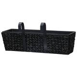 NNEVL Planters 2 pcs Water Hyacinth Black