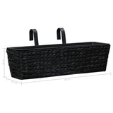 NNEVL Planters 2 pcs Water Hyacinth Black