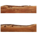 NNEVL Wall Shelves 2 pcs 90x20x18 cm Solid Acacia Wood