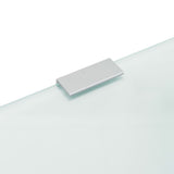 NNEVL Wall-mounted Urinal Privacy Screen 90x40 cm Tempered Glass