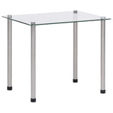 NNEVL Nesting Tables 3 pcs Transparent Tempered Glass