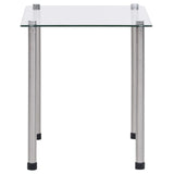 NNEVL Nesting Tables 3 pcs Transparent Tempered Glass