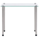 NNEVL Nesting Tables 3 pcs Transparent Tempered Glass