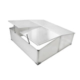 NNEDPE Cold Frame 4 Lids 108x41x110 Cm