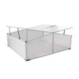 NNEDPE Cold Frame 4 Lids 108x41x110 Cm