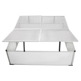NNEDPE Cold Frame 4 Lids 108x41x110 Cm