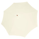 NNEVL Garden Parasol 300x258 cm Sand White