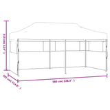 NNEVL Cream Foldable Pop-up Party Tent 3 x 6 m