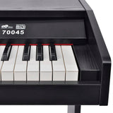 NNEDPE 88-key Digital Piano With Pedals Black Melamine Board