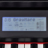 NNEDPE 88-key Digital Piano With Pedals Black Melamine Board