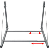 NNEVL Tyre Rack Silver Steel