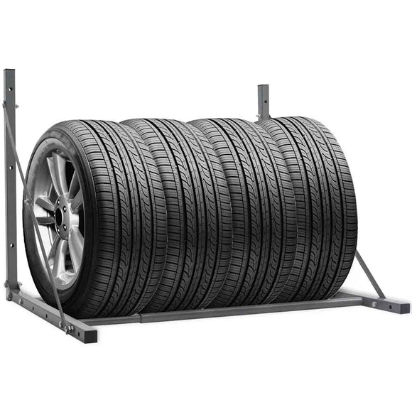 NNEVL Tyre Rack Silver Steel