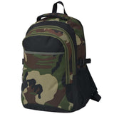 NNEVL School Backpack 40 L Black and Camouflage