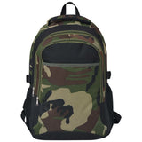 NNEVL School Backpack 40 L Black and Camouflage