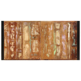 NNEDPE Dining Table 160x80x75 Cm Solid Reclaimed Wood