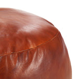 NNEVL Pouffe Tan 60x30 cm Genuine Goat Leather