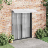 NNEVL Door Canopy Grey and Transparent 200x75 cm PC