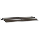 NNEVL Door Canopy Black 240x75 cm PC