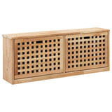 NNEDPE Shoe Storage Bench 94x20x38 Cm Solid Walnut Wood