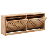 NNEDPE Shoe Storage Bench 94x20x38 Cm Solid Walnut Wood