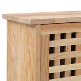 NNEDPE Shoe Storage Cabinet 55x20x104 Cm Solid Walnut Wood