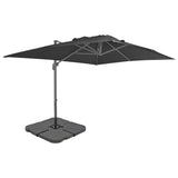 NNEVL Garden Parasol with Portable Base Anthracite