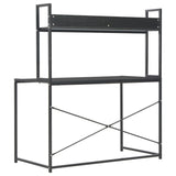 NNEVL Computer Desk Black 120x60x138 cm