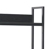 NNEVL Computer Desk Black 120x60x138 cm
