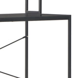 NNEVL Computer Desk Black 120x60x138 cm
