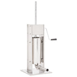NNEVL Manual Sausage Stuffer Silver 5 L Stainless Steel