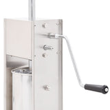 NNEVL Manual Sausage Stuffer Silver 5 L Stainless Steel