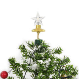 NNEVL Snowing Christmas Tree with Umbrella Base Green 75 cm
