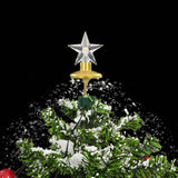 NNEVL Snowing Christmas Tree with Umbrella Base Green 75 cm
