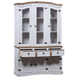 NNEVL Buffet & Hutch Mexican Pine Corona Range White
