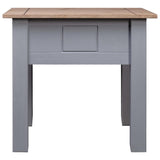 NNEDPE Nightstand Grey 50.5x50.5x52.5 Cm Pine Panama Range