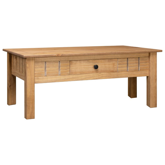 NNEDPE Coffee Table 100x60x45 Cm Solid Pine Wood Panama Range