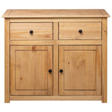 NNEDPE Sideboard 93x40x80 Cm Solid Pinewood