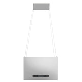 NNEVL Hanging Island Range Hood Touch Sensor LCD 55 cm Stainless Steel